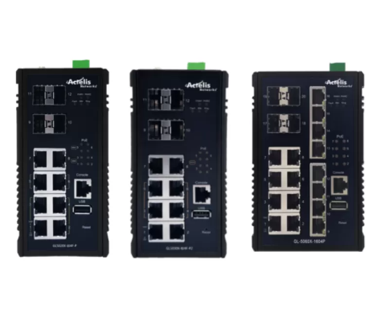 Gigabit DIN Rail Switch